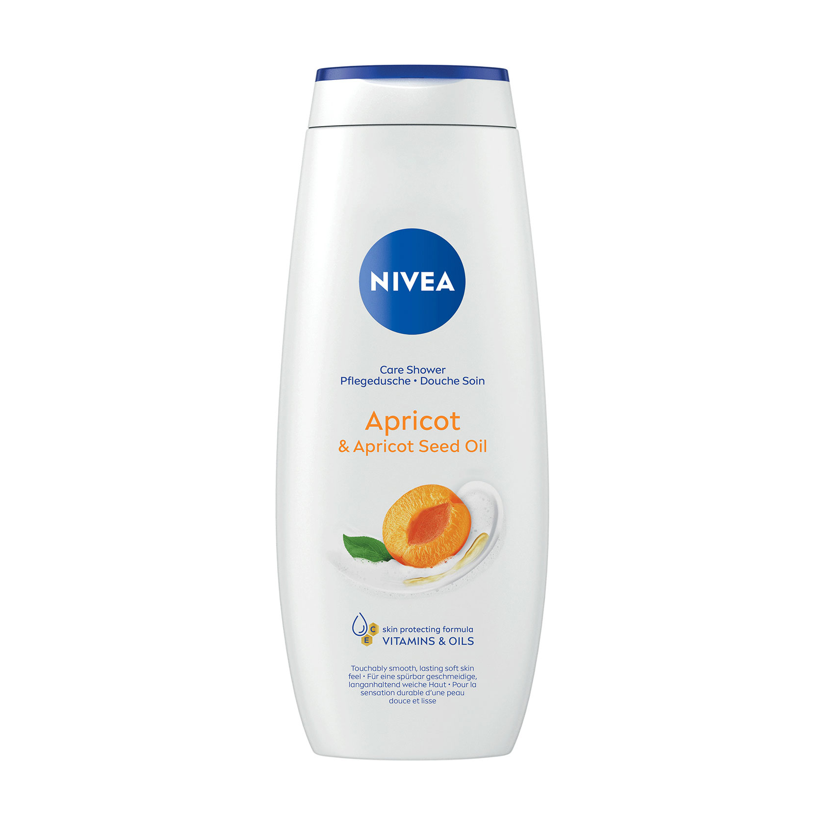 Гель-догляд для душу NIVEA Абрикос та олія абрикосових кісточок, 500 мл